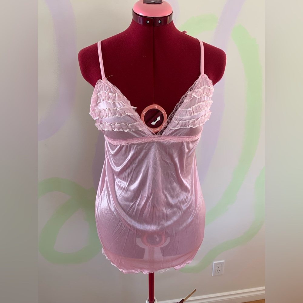 Y2K Style Babydoll Lingerie Top